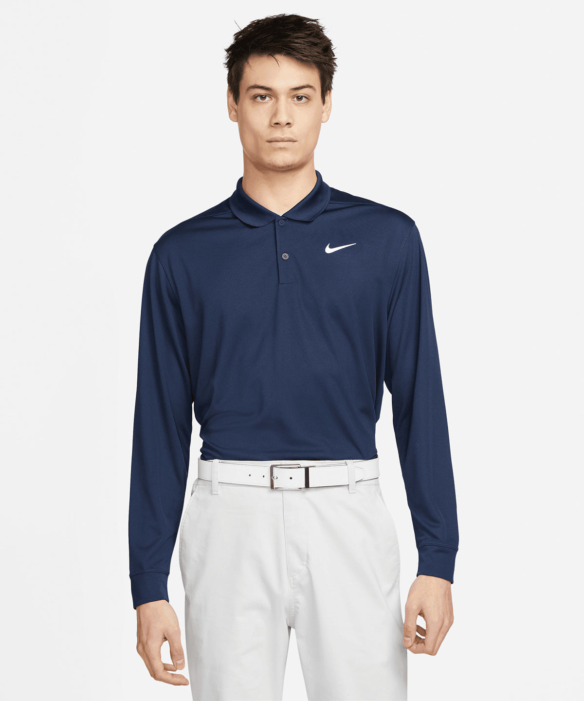 Nike Nike Dri-FIT Victory Solid Long Sleeve Polo