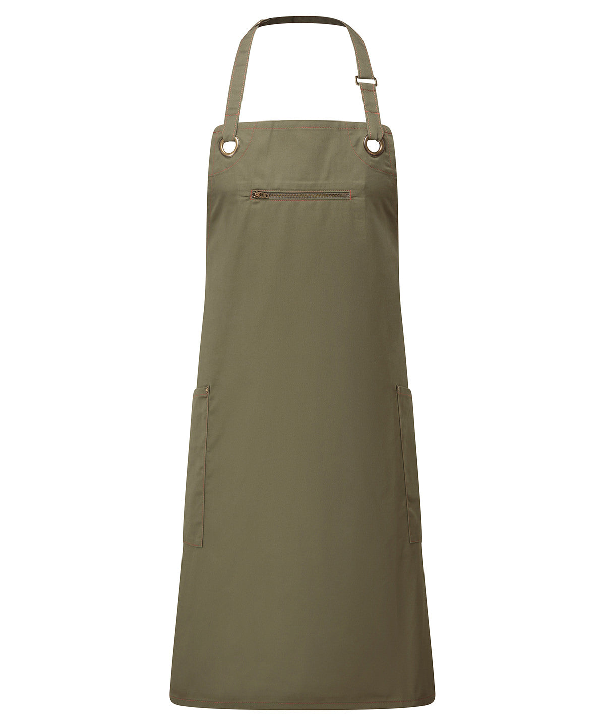 Premier ‘Barley’ Contrast Stitch Bib Apron