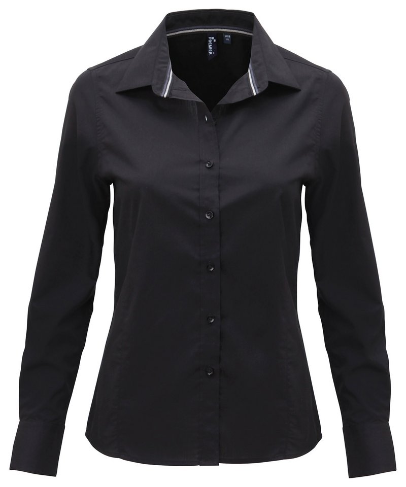 Premier Women's Long Sleeve Fitted Friday Bar Shirt