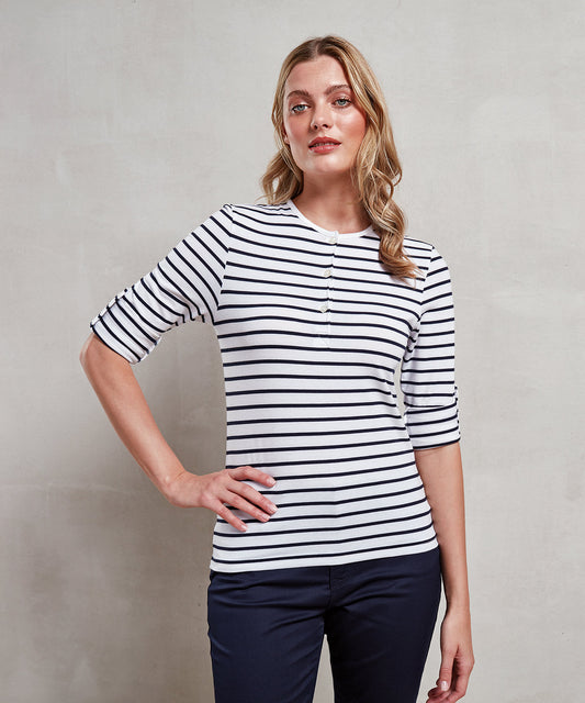 Premier Women's Long John Roll-sleeve Tee