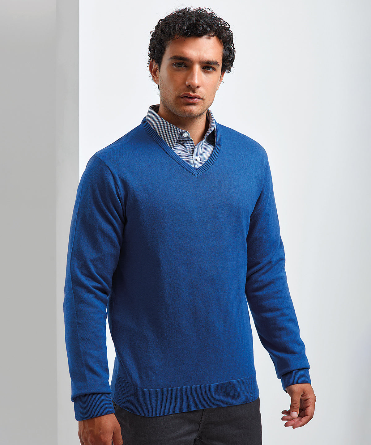 Premier V-neck Knitted Sweater