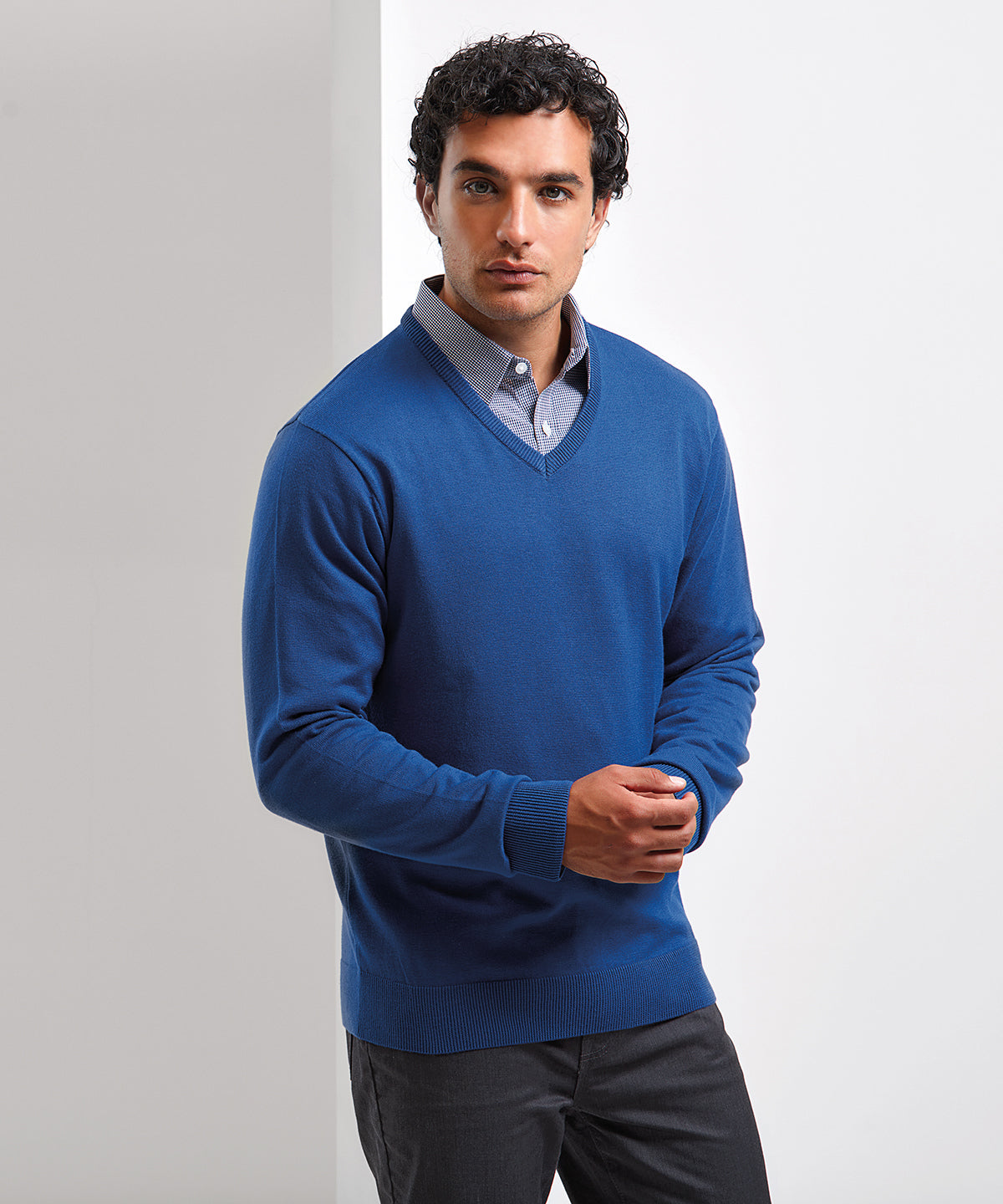 Premier V-neck Knitted Sweater