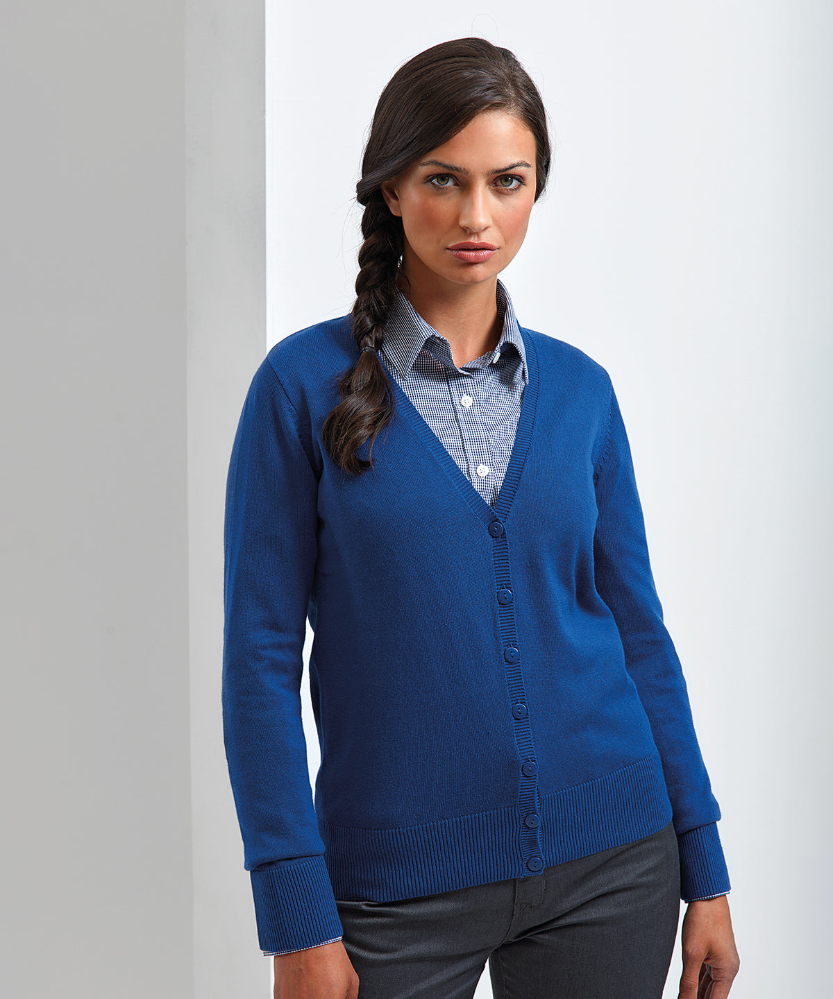 Premier Women's Button-through Knitted Cardigan