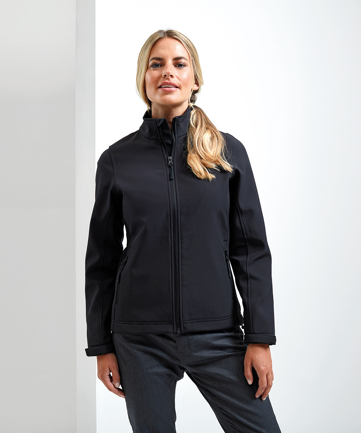 Premier Women’s Windchecker® Printable And Recycled Softshell Jacket