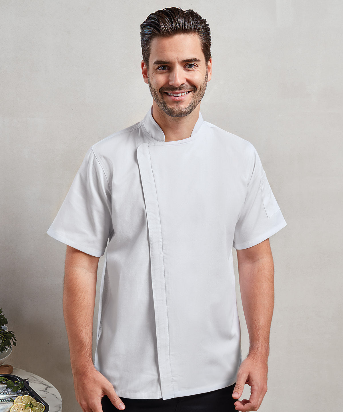 Premier Chef's Zip-close Short Sleeve Jacket