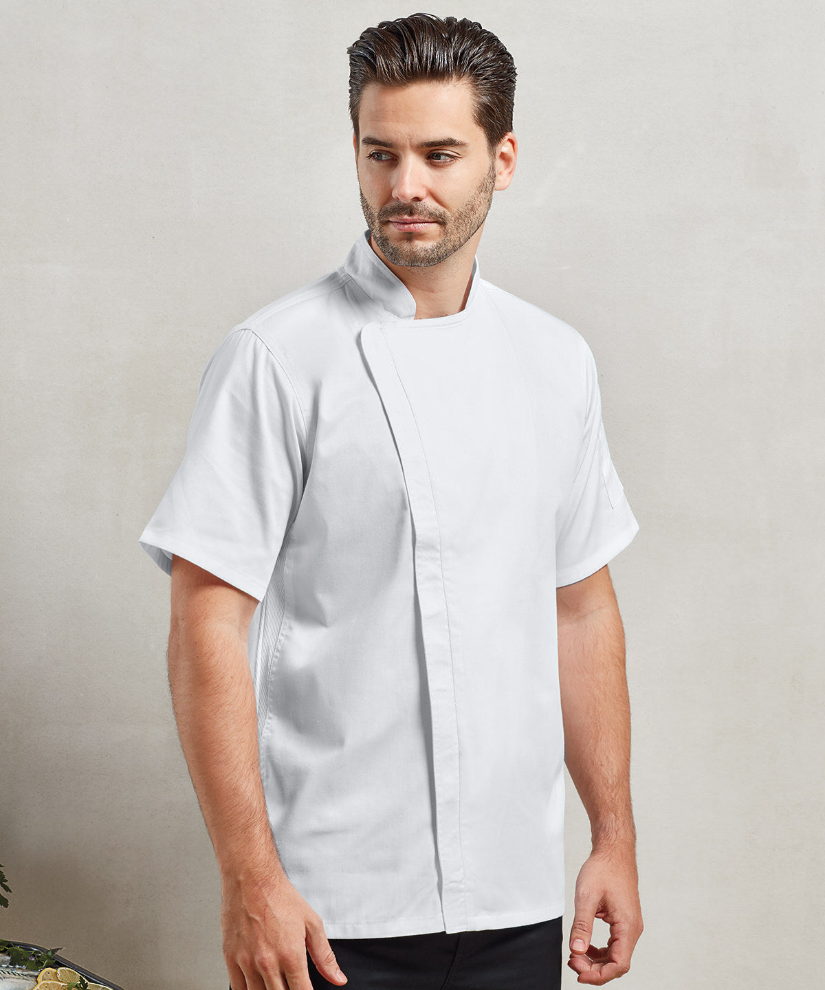 Premier Chef's Zip-close Short Sleeve Jacket