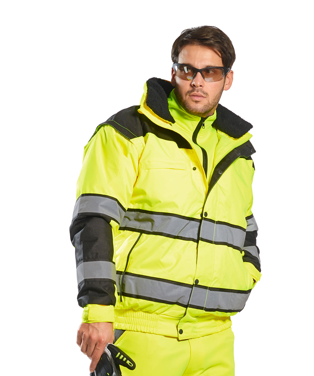 Portwest Hi-vis Classic Bomber Jacket (C466)