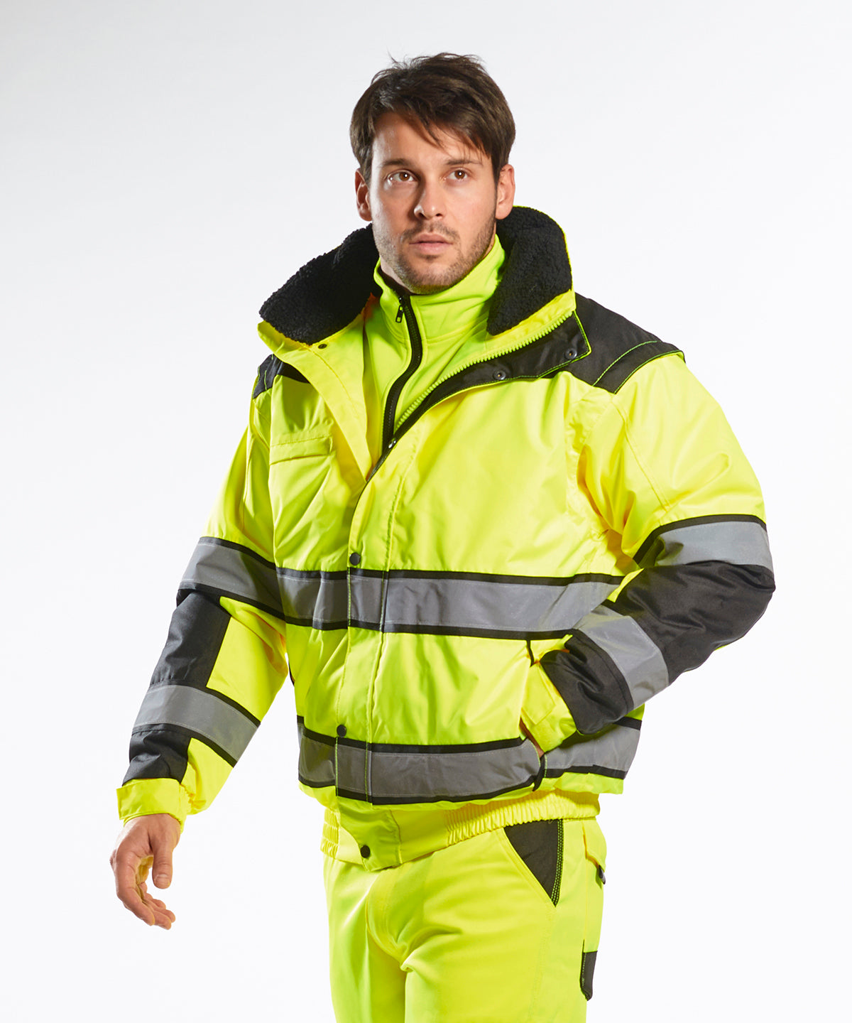 Portwest Hi-vis Classic Bomber Jacket (C466)