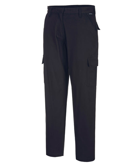 Portwest Women's Stretch Cargo Trousers (S233) Slim Fit