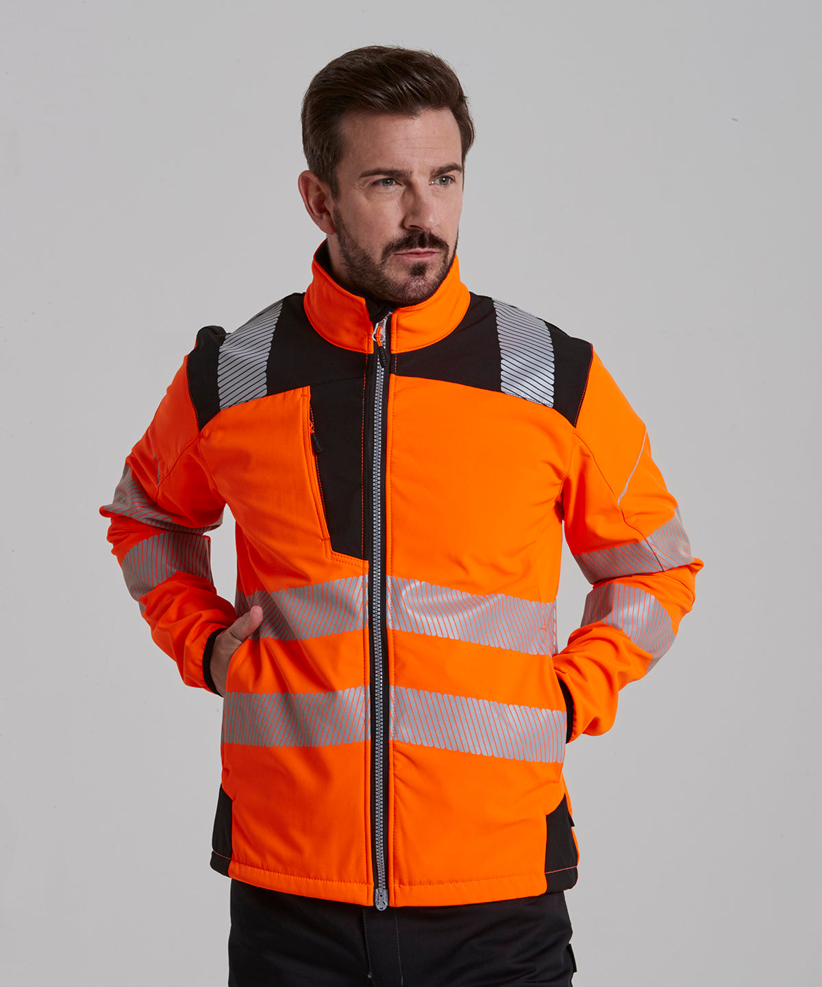 Portwest PW3 Hi-vis Softshell Jacket (T402)