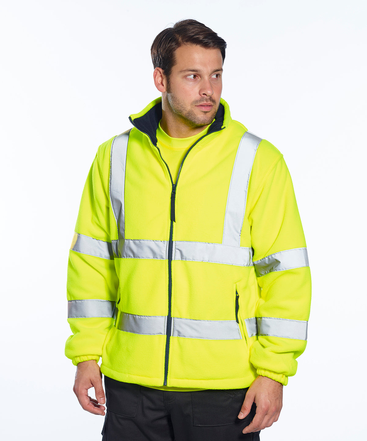 Portwest Hi-vis Mesh-lined Fleece (F300)