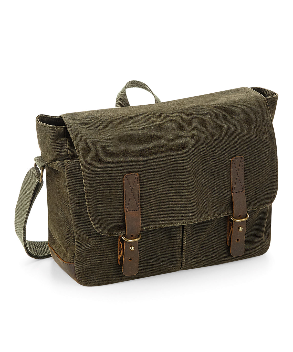 Quadra Heritage Waxed Canvas Messenger