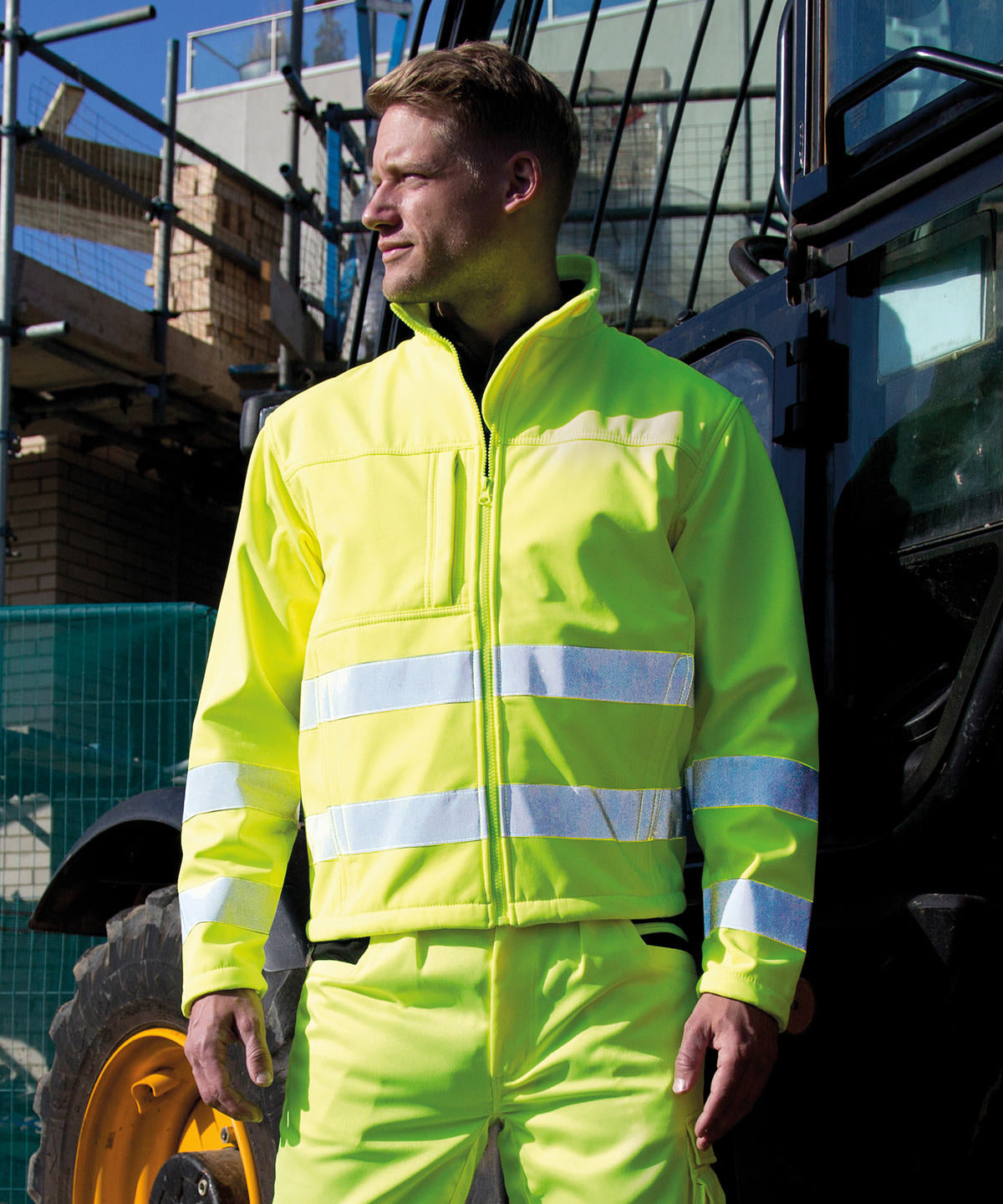 Result Safeguard High-viz Softshell Jacket