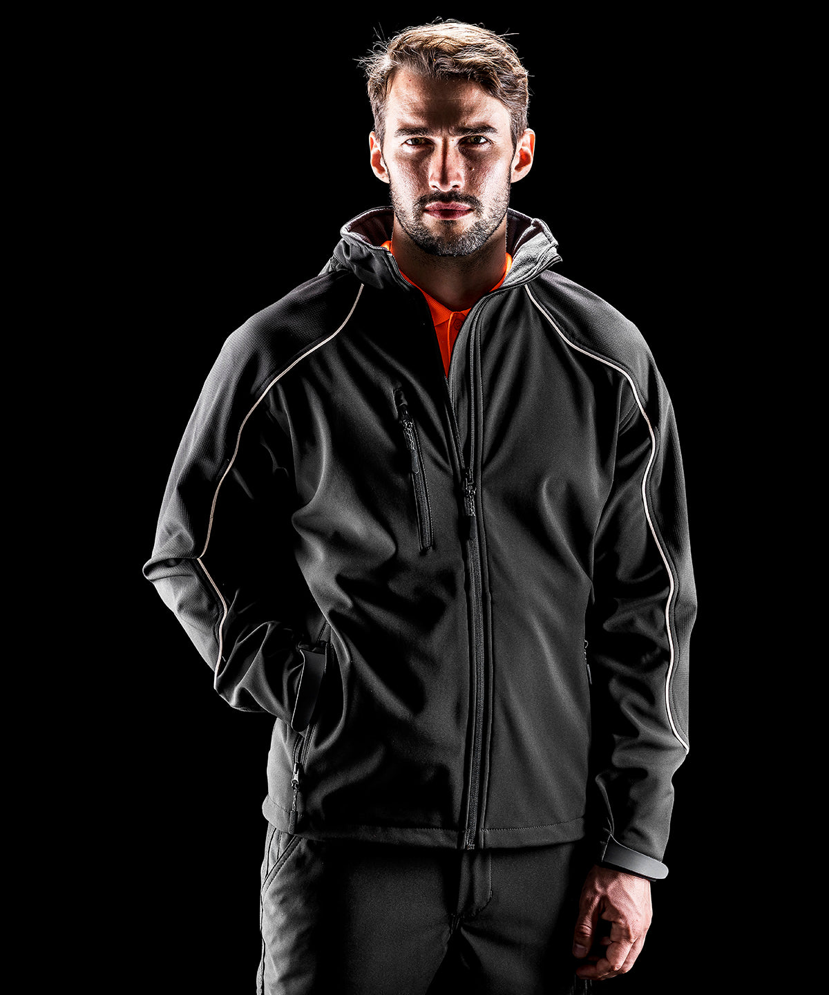 Result Workguard Hooded Softshell Jacket