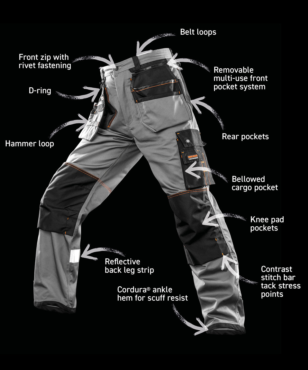 Result Workguard Work-Guard X-over Holster Trousers