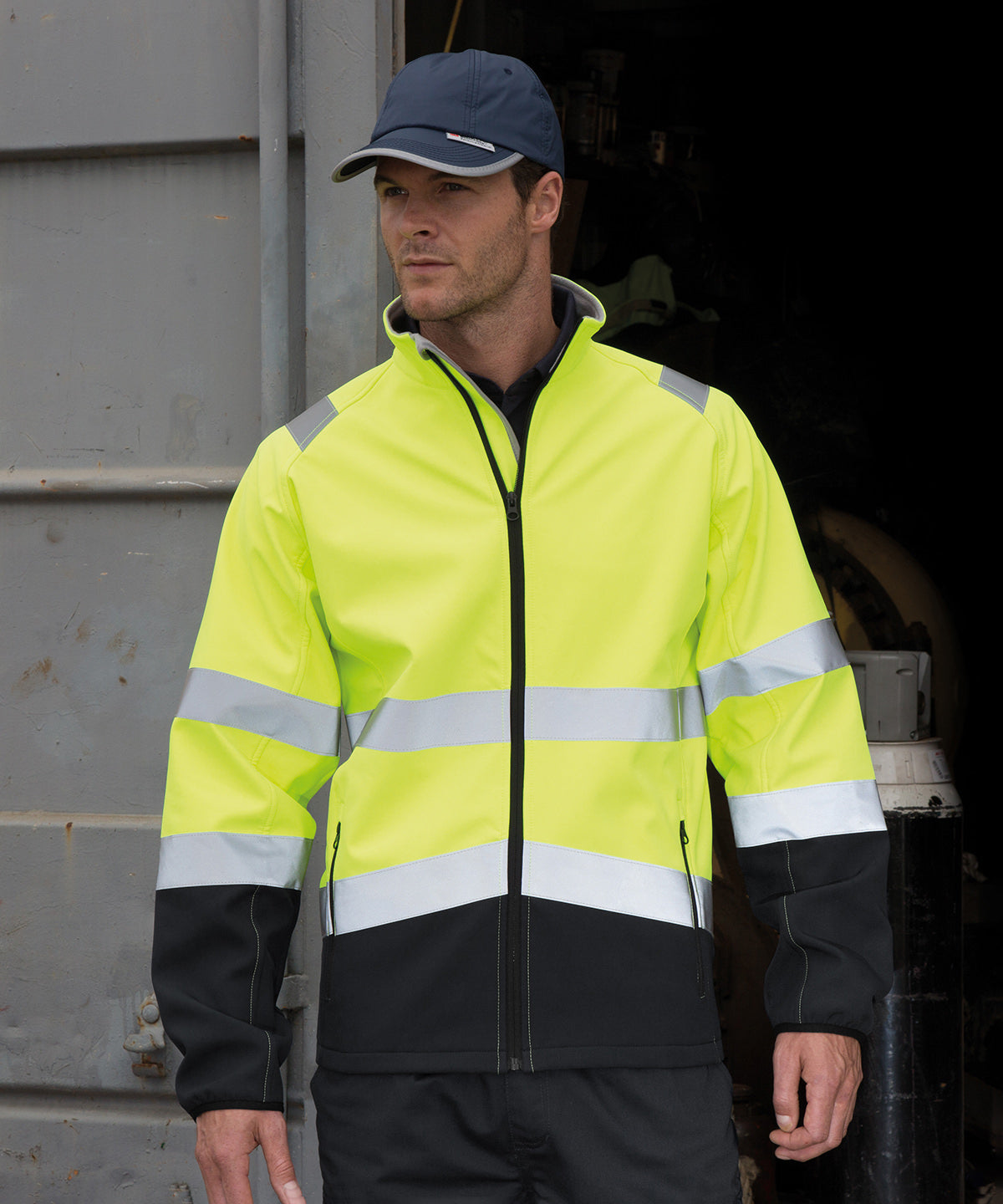 Result Safeguard Printable Safety Softshell Jacket