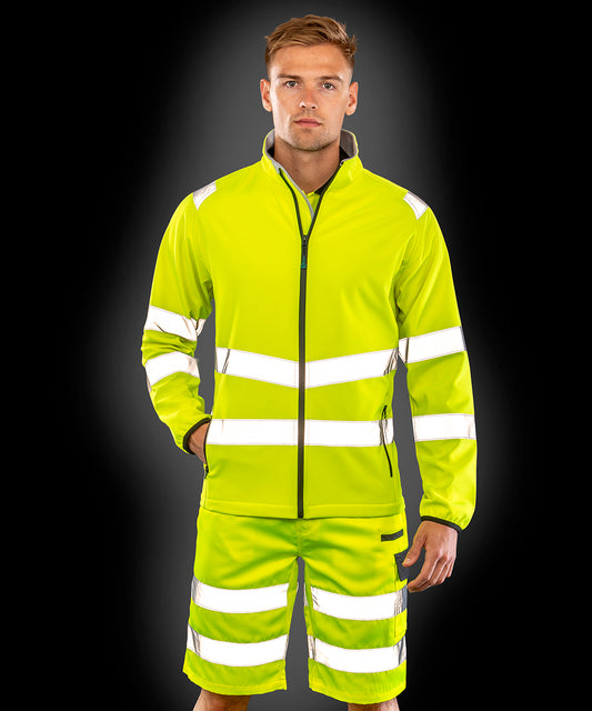 Result Genuine Recycled Recycled 2-layer Printable Safety Softshell