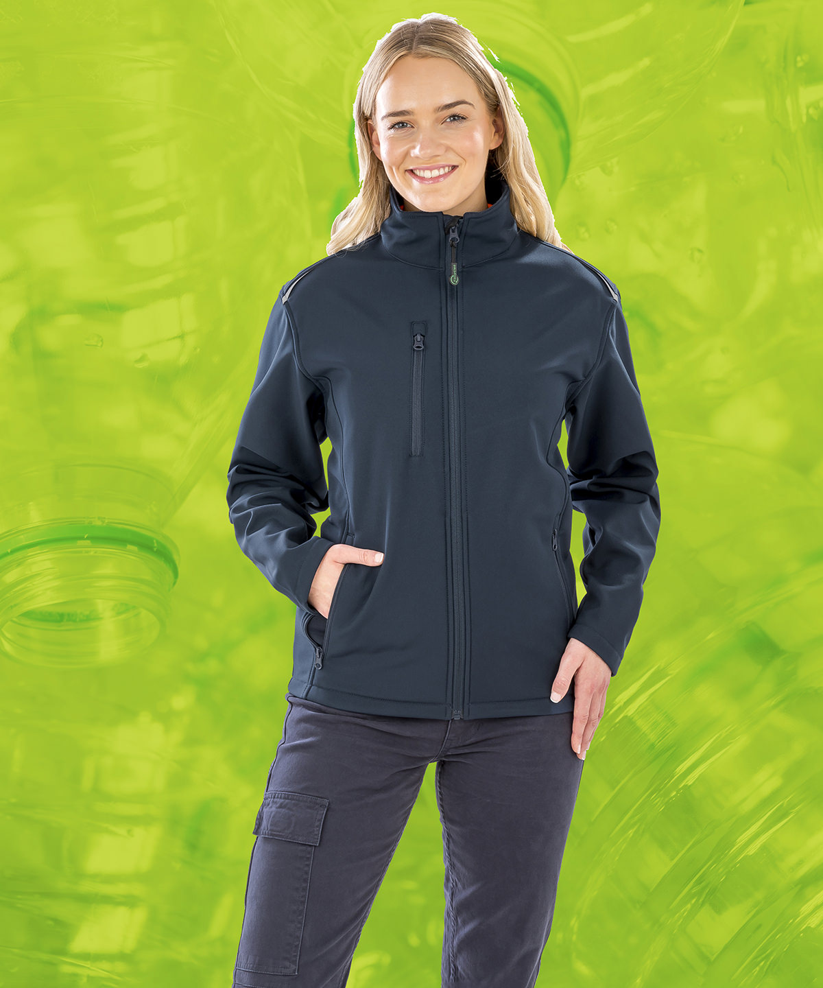 Result Genuine Recycled Women's Recycled 3-layer Printable Softshell Jacket