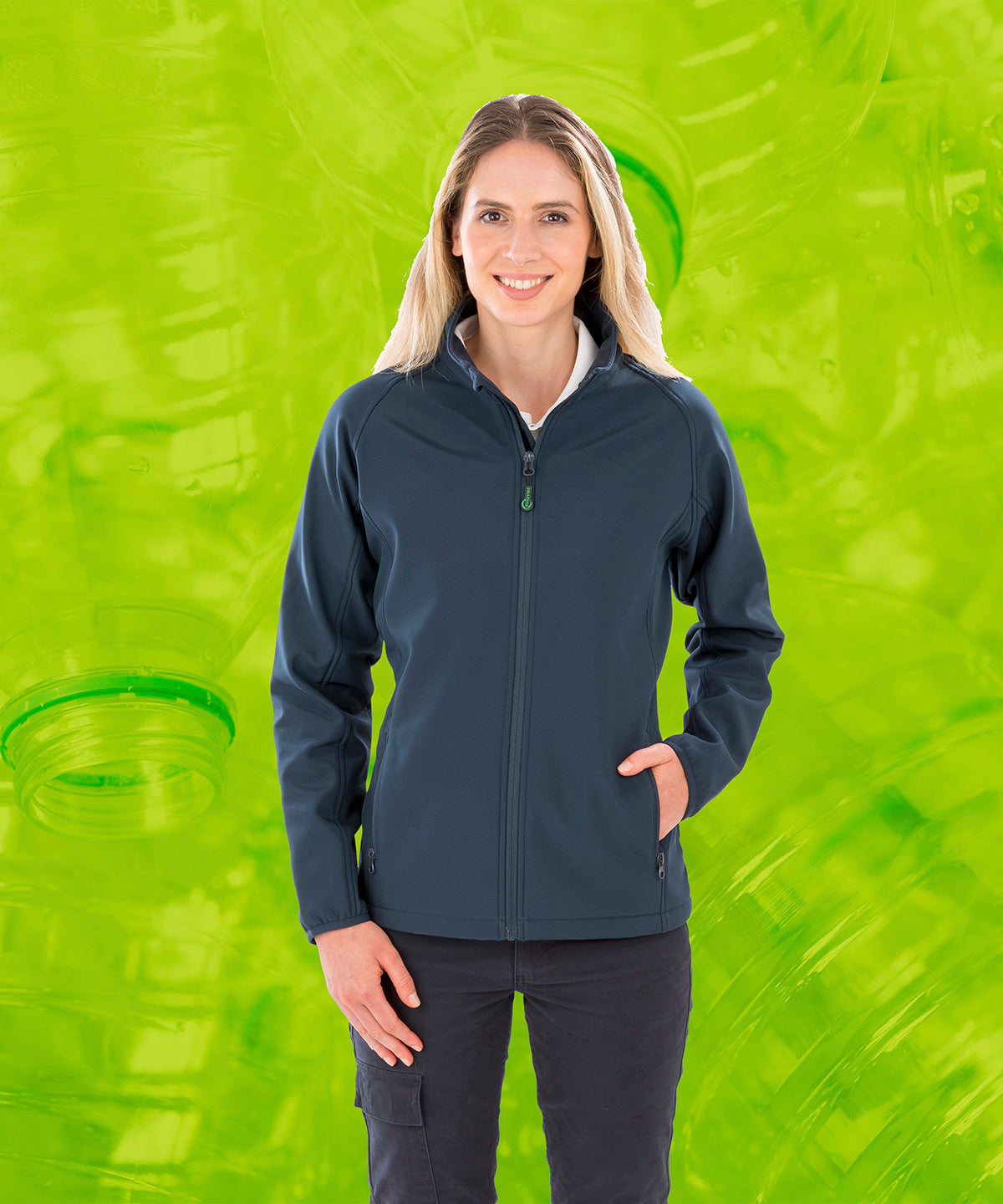 Result Genuine Recycled Women's Recycled 2-layer Printable Softshell Jacket