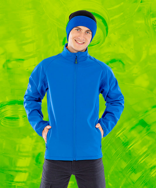 Result Genuine Recycled Men's Recycled 2-layer Printable Softshell Jacket