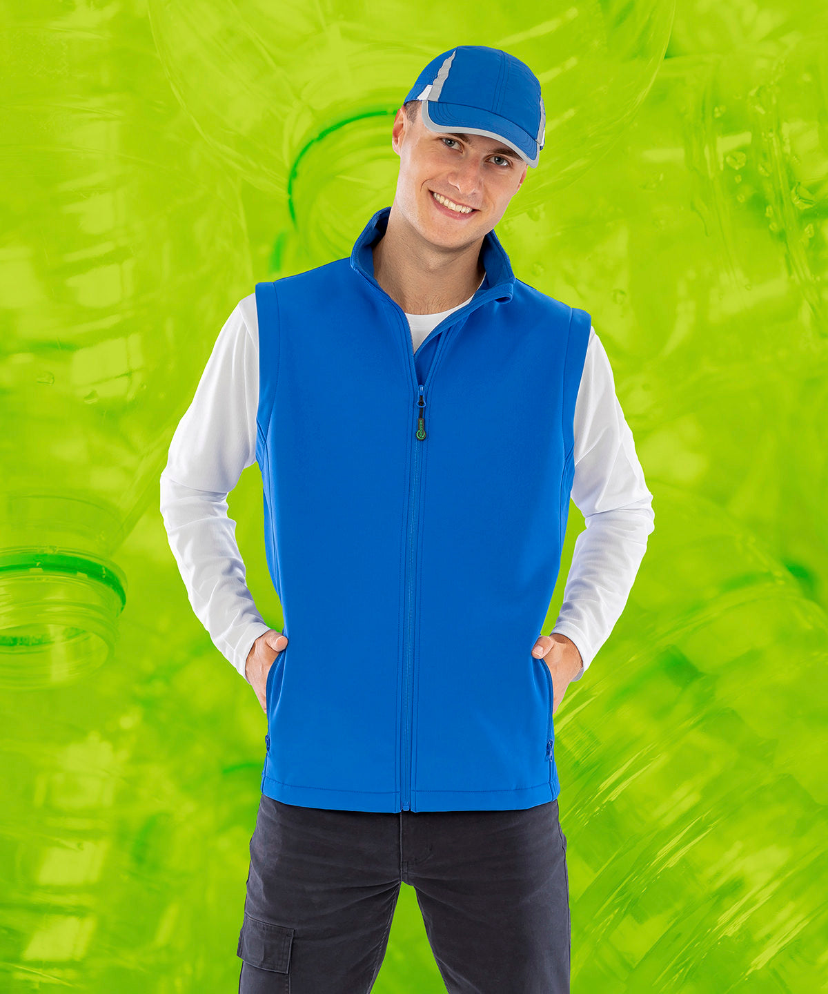 Result Genuine Recycled Men's Recycled 2-layer Printable Softshell Bodywarmer