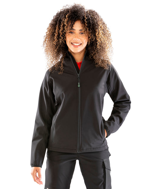 Result Genuine Recycled Women’s Recycled 3-layer Printable Hooded Softshell