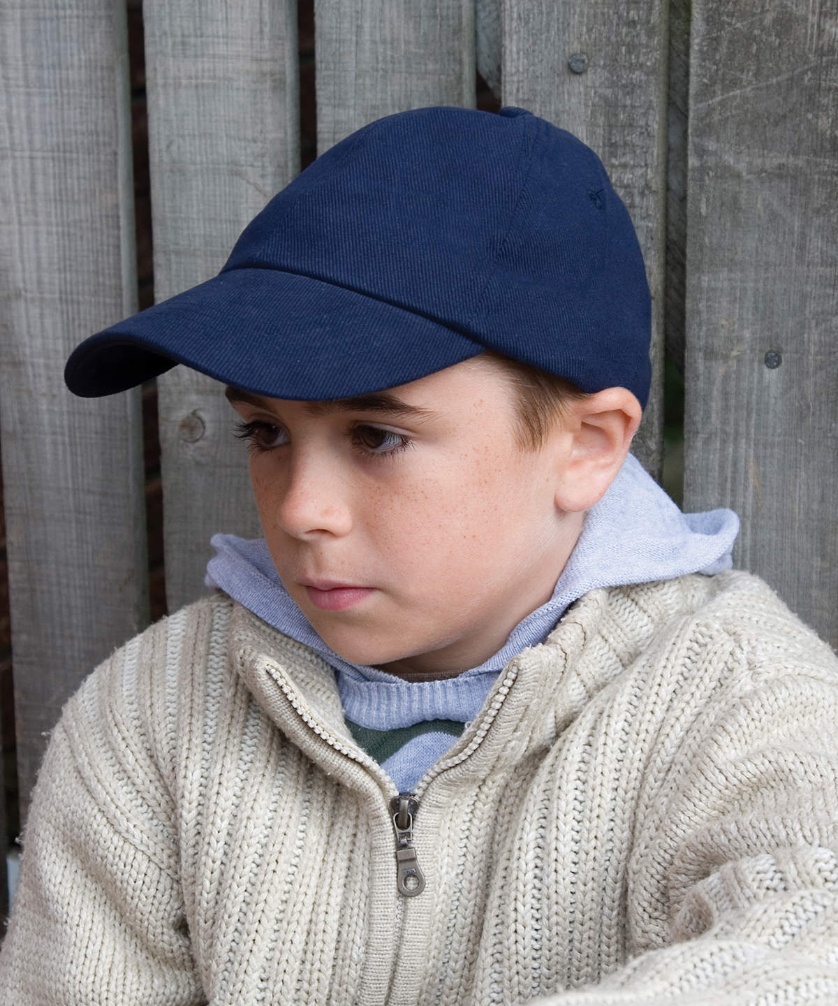 Result Headwear Junior Low-profile Heavy Brushed Cotton Cap