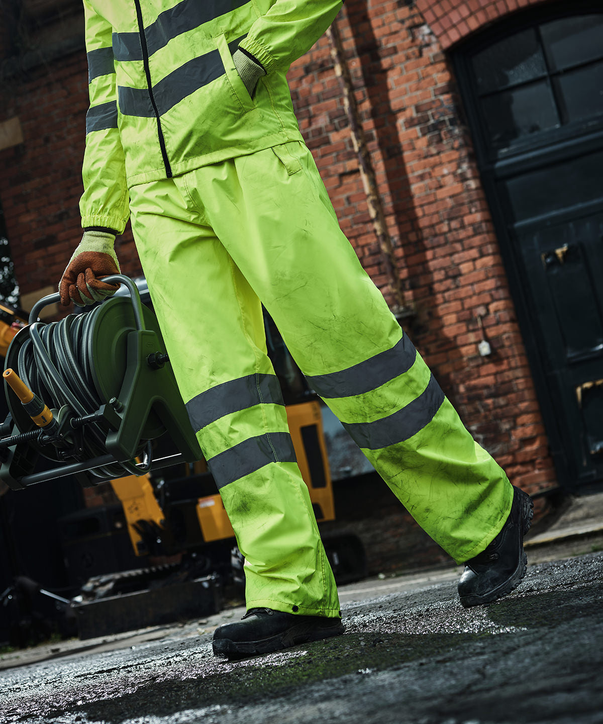 Regatta High Visibility Hi-vis Pro Pack-away Trousers