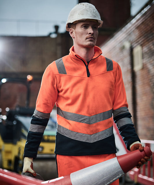 Regatta High Visibility Pro Hi-vis Half Zip Fleece Top