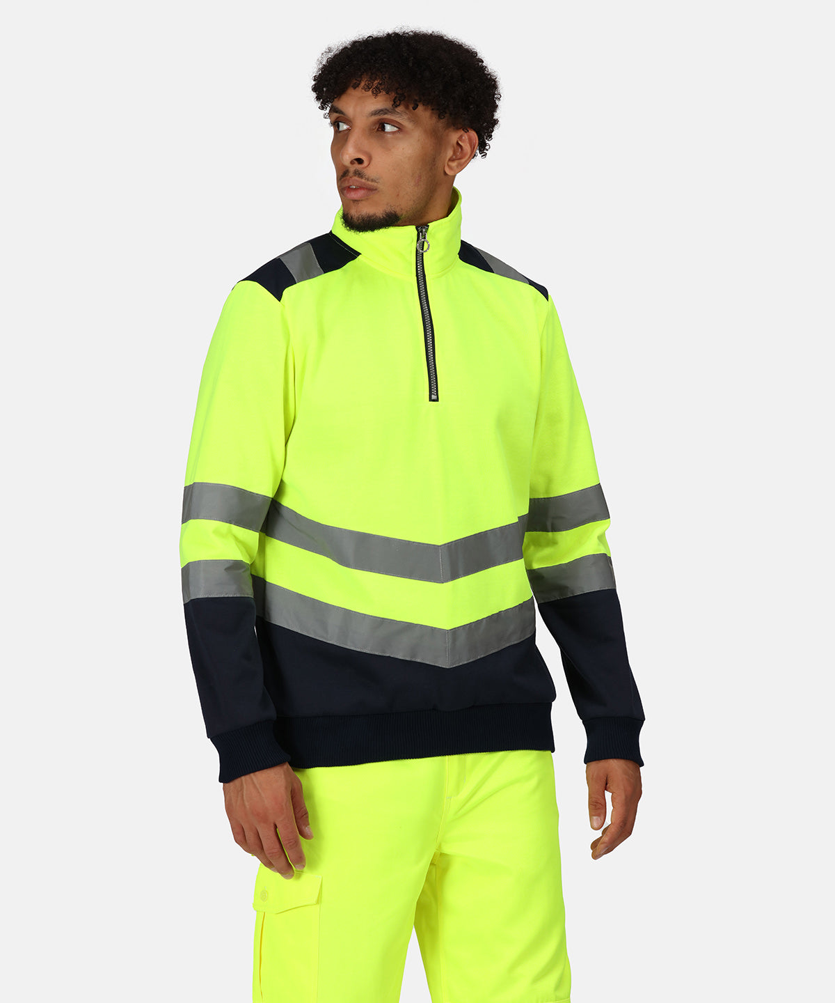 Regatta High Visibility Pro Hi-vis ¼-zip Sweatshirt