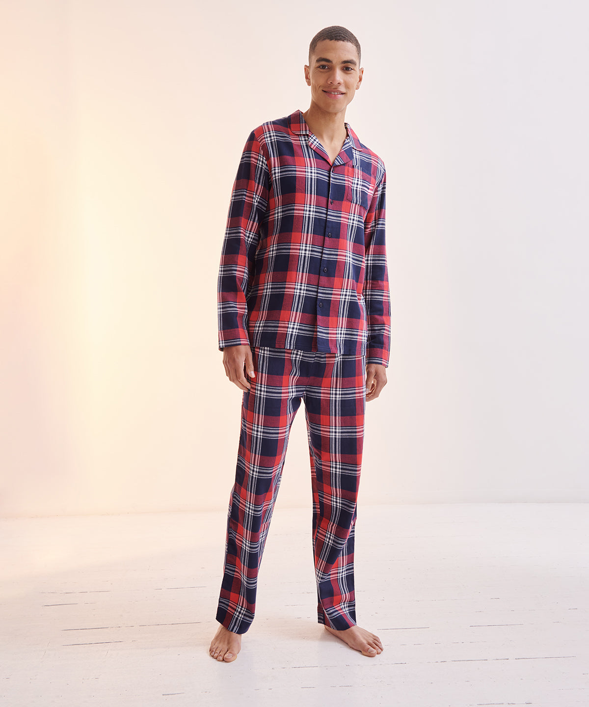 SF Men's Tartan Lounge Set