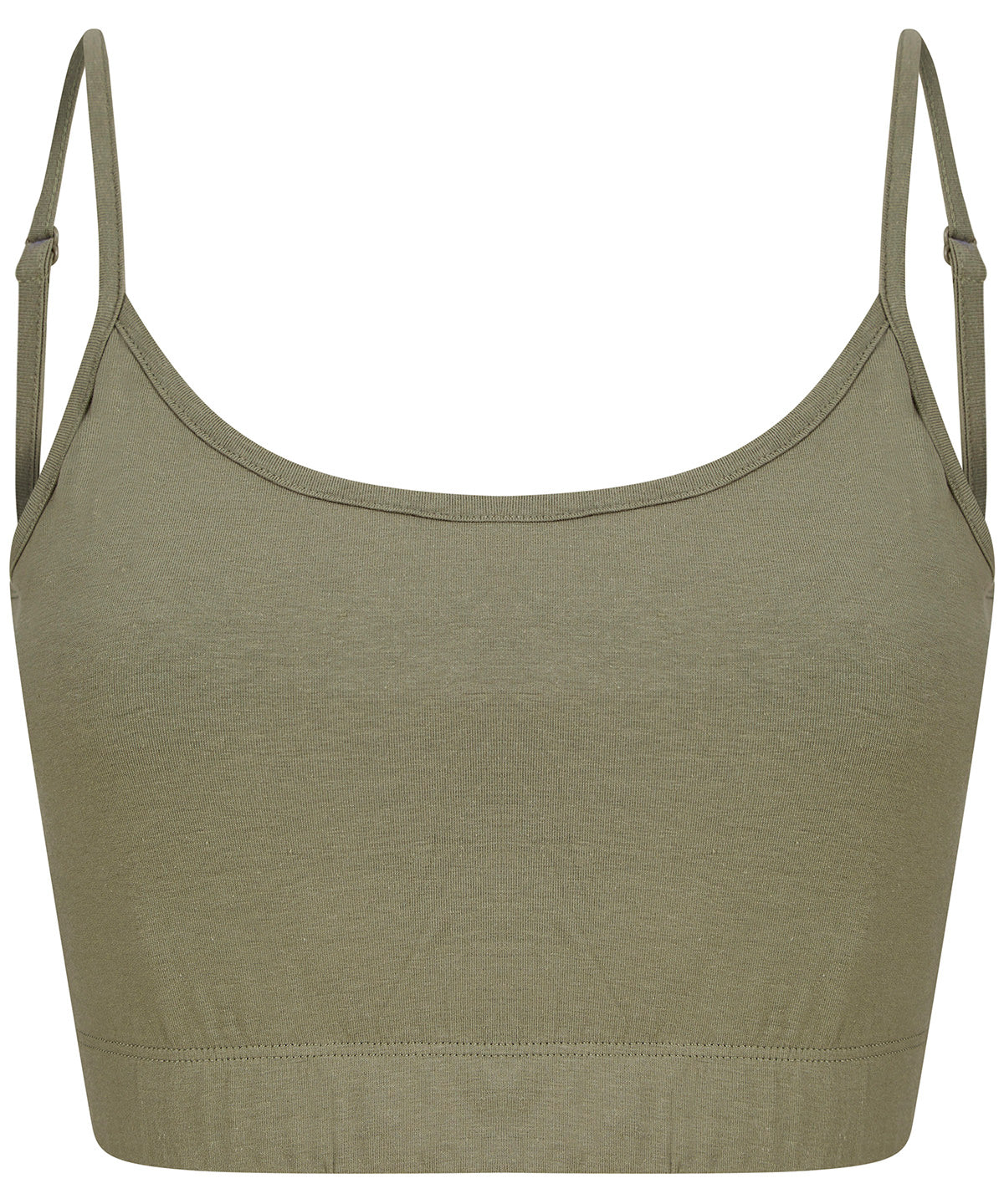 SF Women's Sustainable Fashion Cropped Cami Top With Adjustable Straps