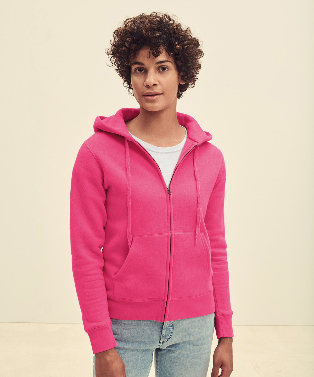 Fruit Of The Loom Women's Premium 70/30 Hooded Sweatshirt Jacket