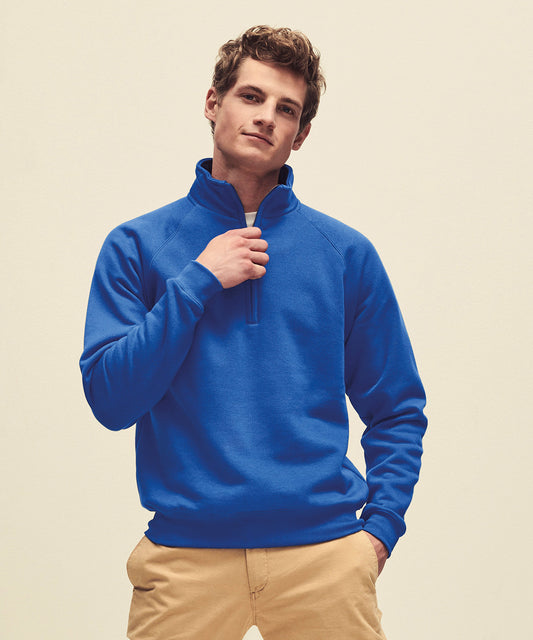 Fruit Of The Loom Premium 70/30 Zip-neck Sweatshirt