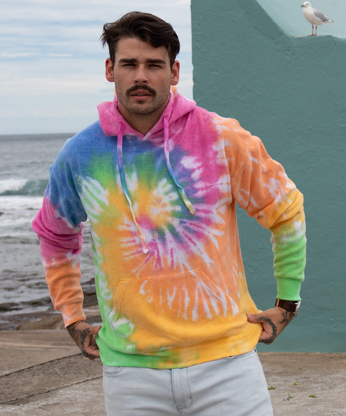 Colortone Rainbow Tie-dye Hoodie