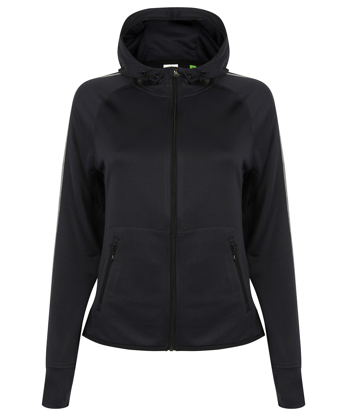 Tombo Women's Hoodie With Reflective Tape