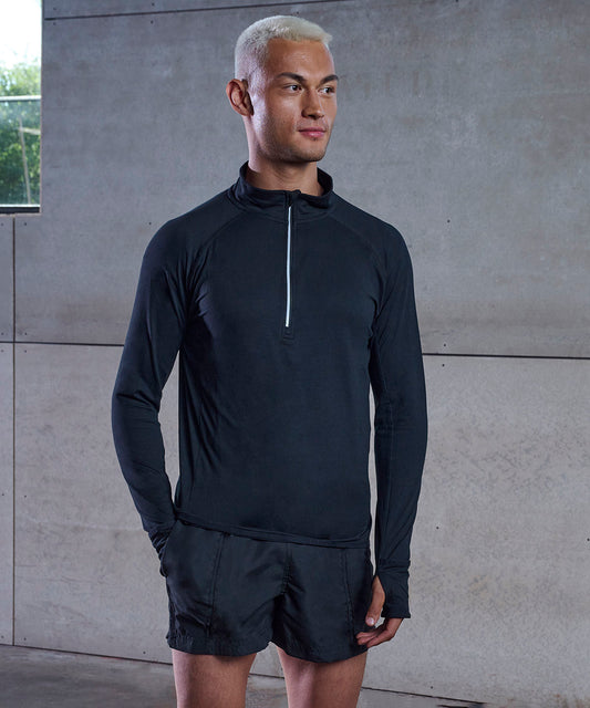 Tombo Long-sleeved ¼ Zip Top