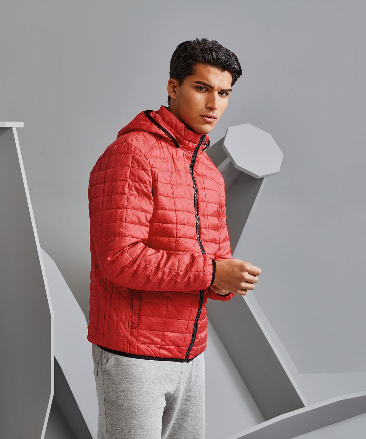 2786 Honeycomb Hooded Jacket