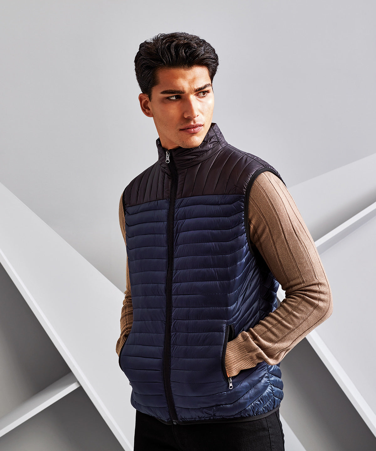 2786 Domain Two-tone Gilet