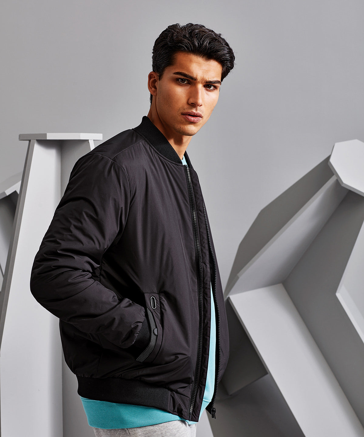 2786 Delta Plain Bomber Jacket