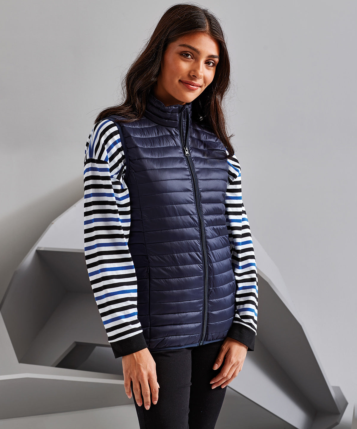 2786 Women's Tribe Fineline Padded Gilet