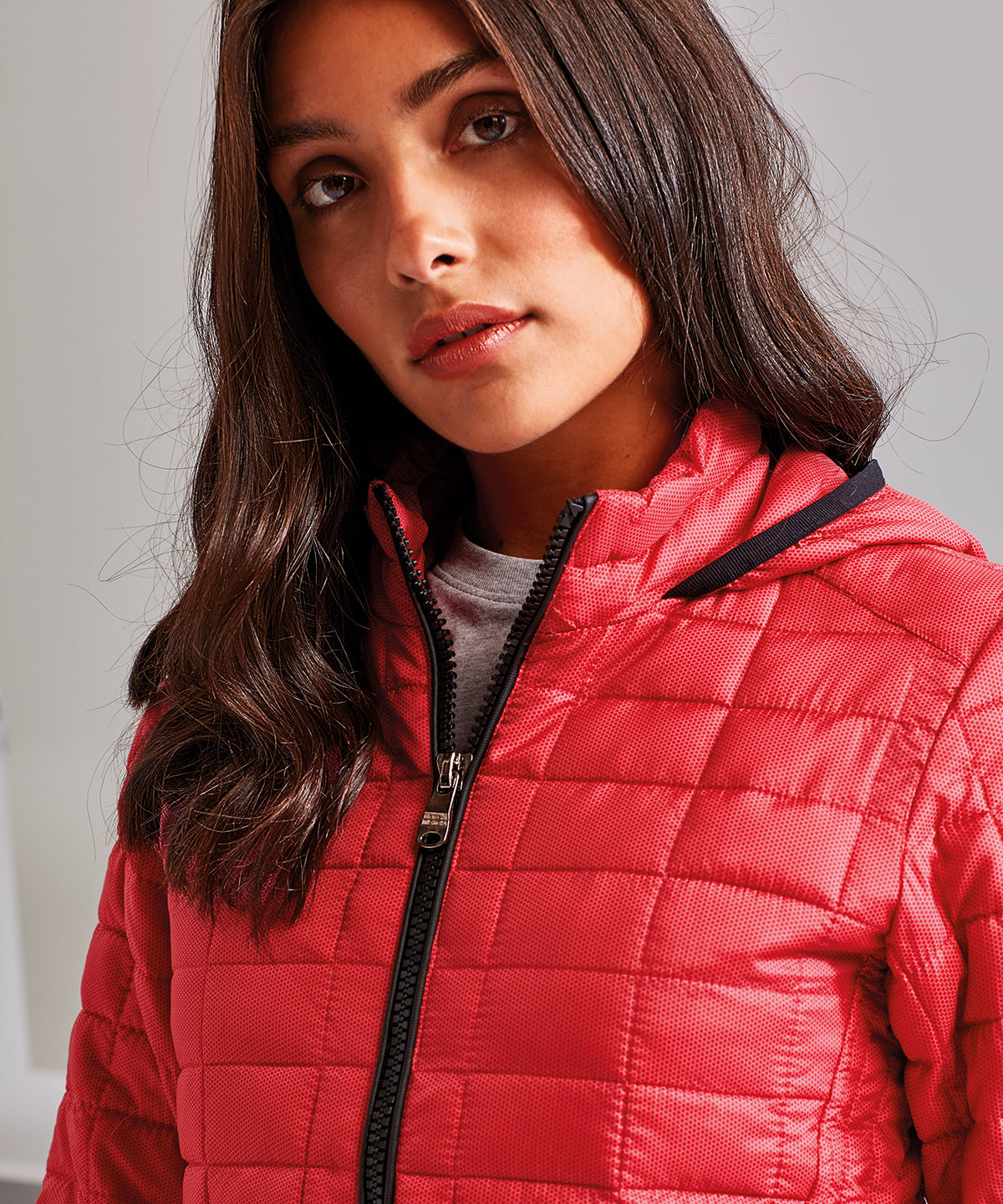 2786 Women's Honeycomb Hooded Jacket