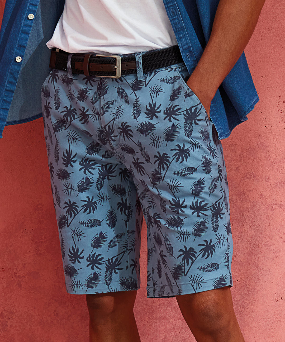 Wombat Men’s Palm Print Shorts