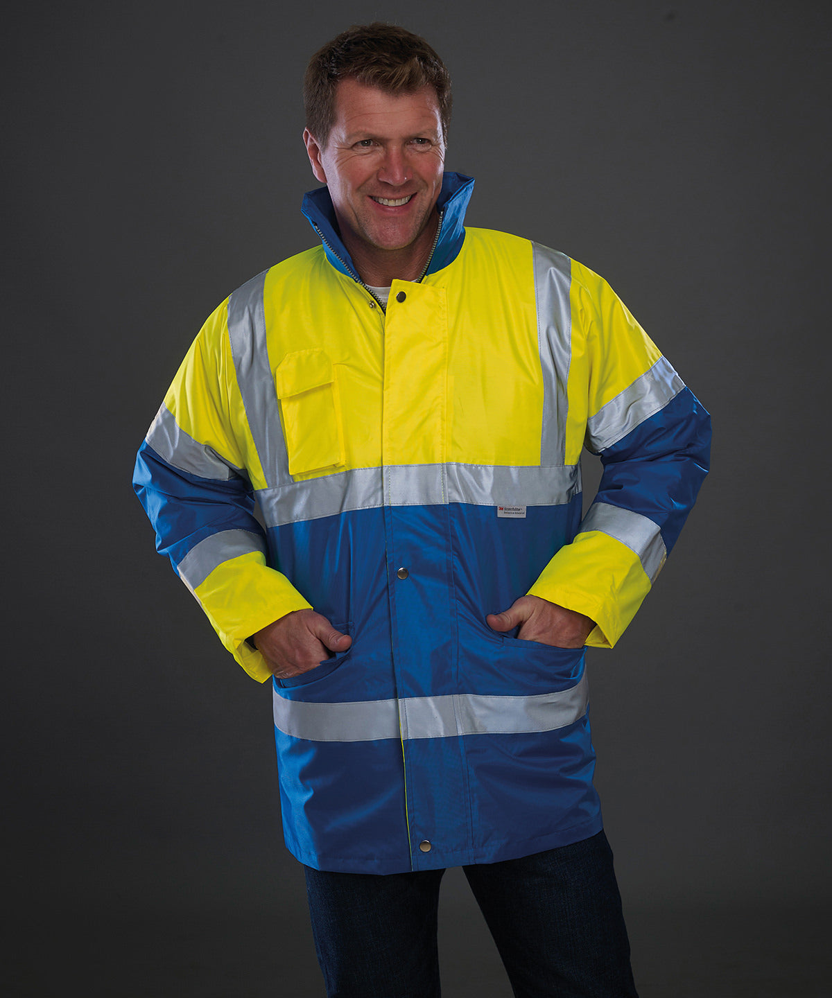 Yoko Hi-vis Contrast Jacket (HVP303)