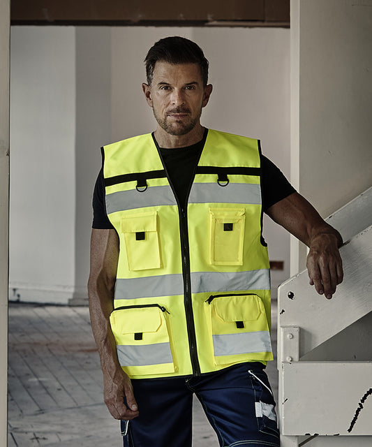 Yoko Hi-vis Ripstop Tool Vest (HVW108)