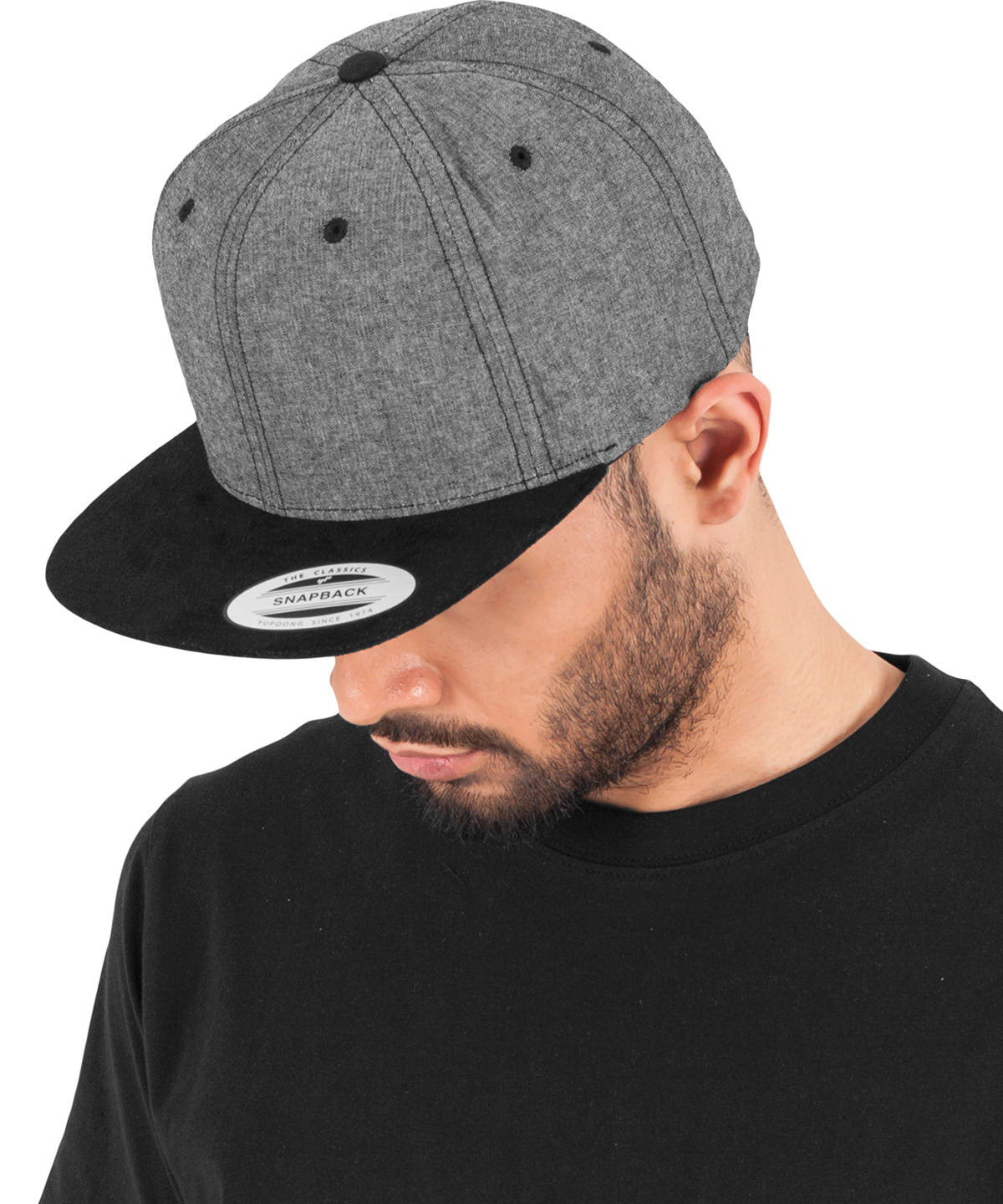 Flexfit By Yupoong Chambray-suede Snapback (6089CH)