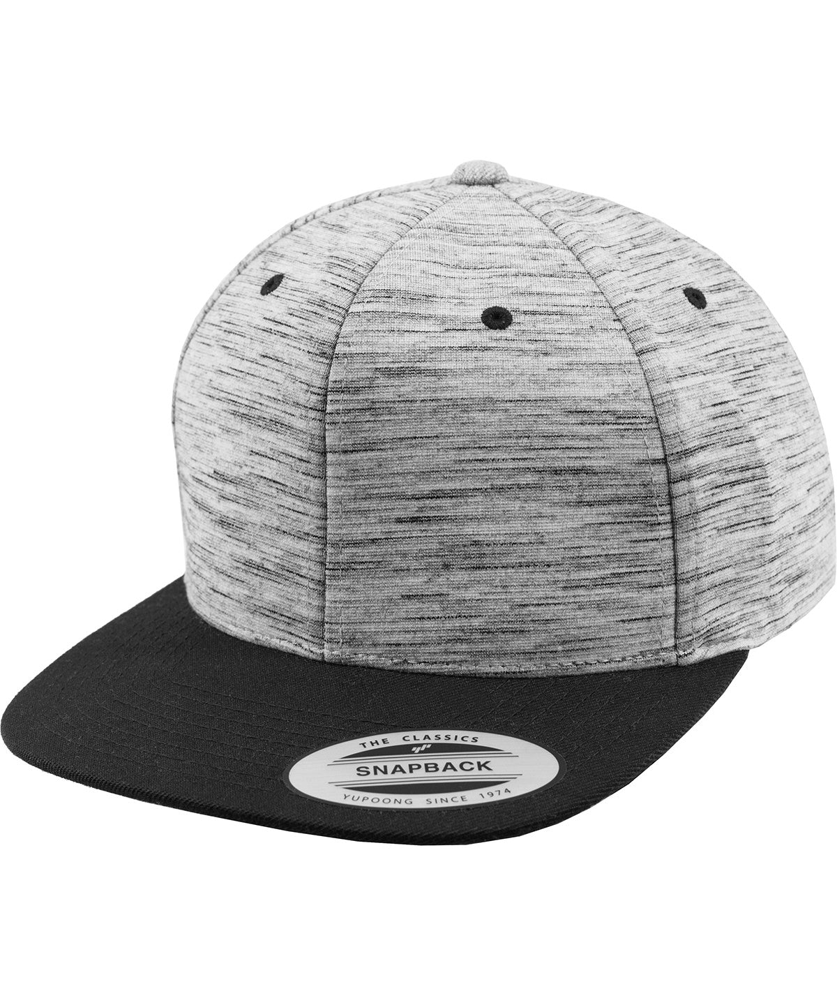 Flexfit By Yupoong Stripes Melange Crown Snapback (6089SC)