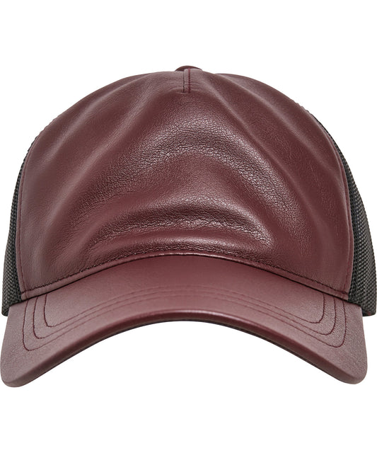 Flexfit By Yupoong Synthetic Leather Trucker (6606LT)